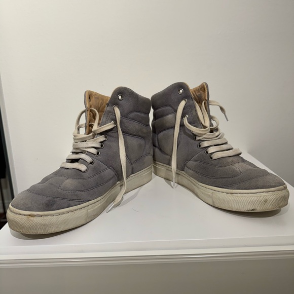 Mm6. Suede grey high top sneaker - Picture 6 of 6